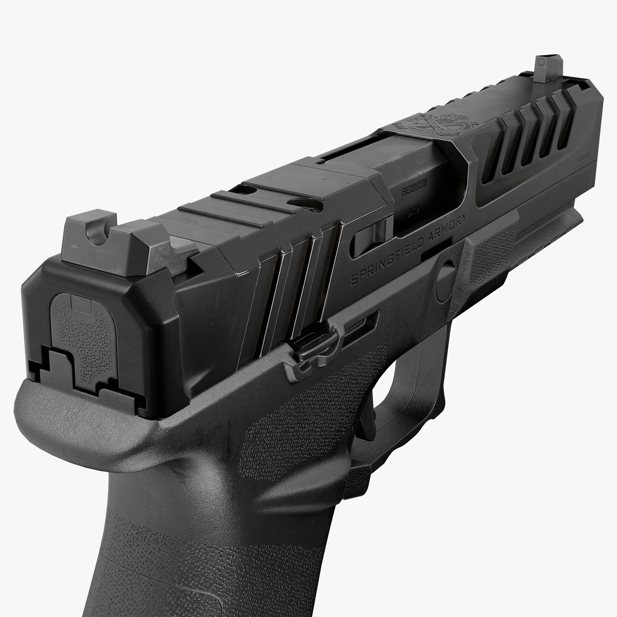 Springfield Echelon Low-poly 3D model_6