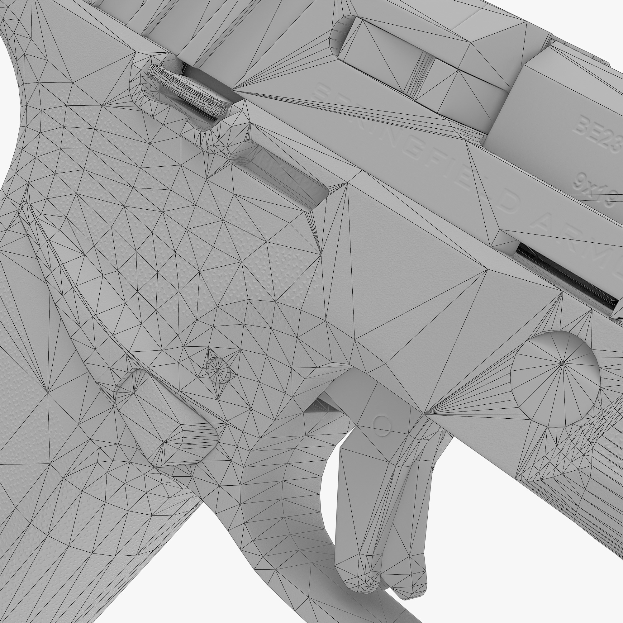 Springfield Echelon Low-poly 3D model_11