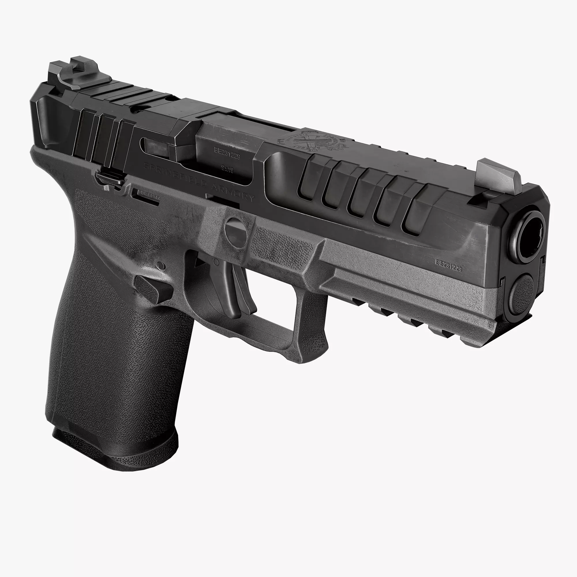 Springfield Echelon Low-poly 3D model_0