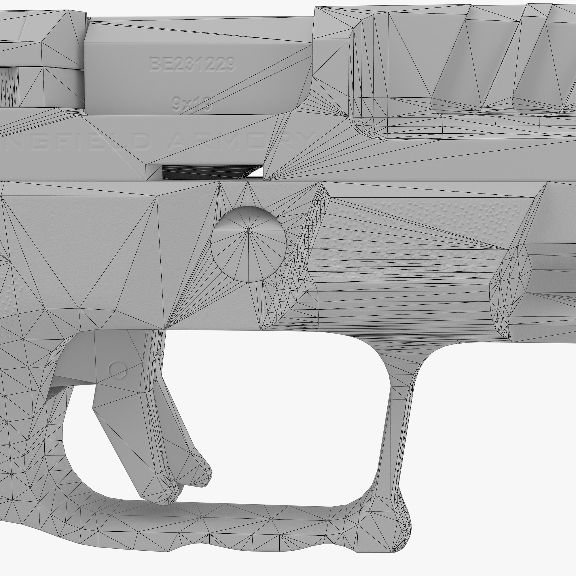 Springfield Echelon Low-poly 3D model_10
