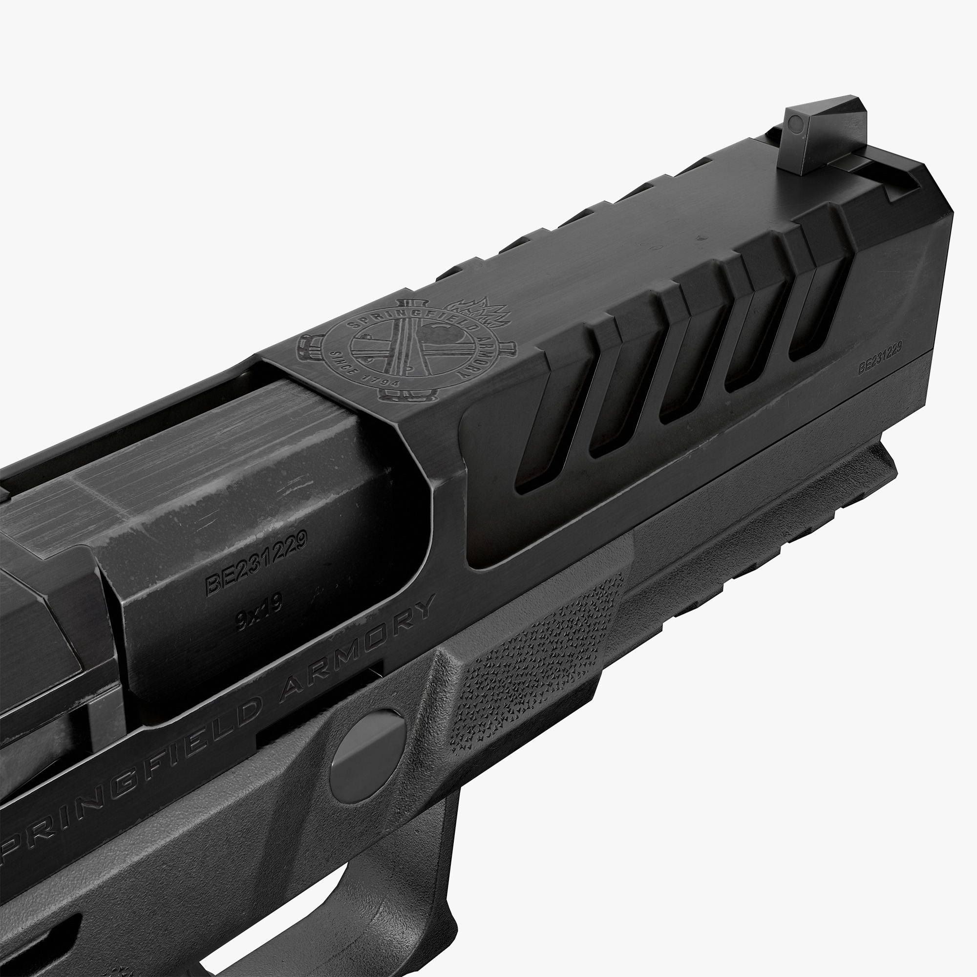 Springfield Echelon Low-poly 3D model_2