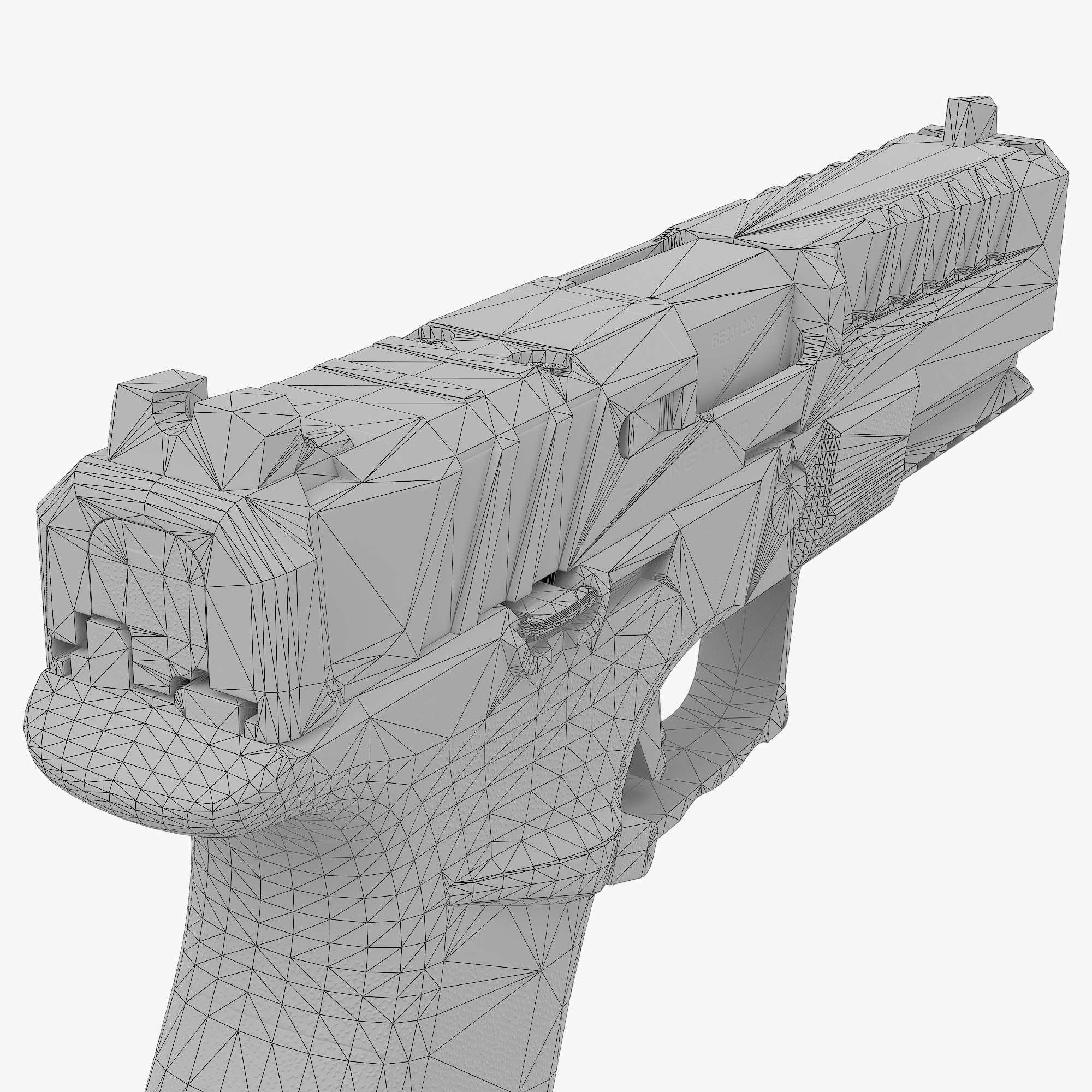 Springfield Echelon Low-poly 3D model_12