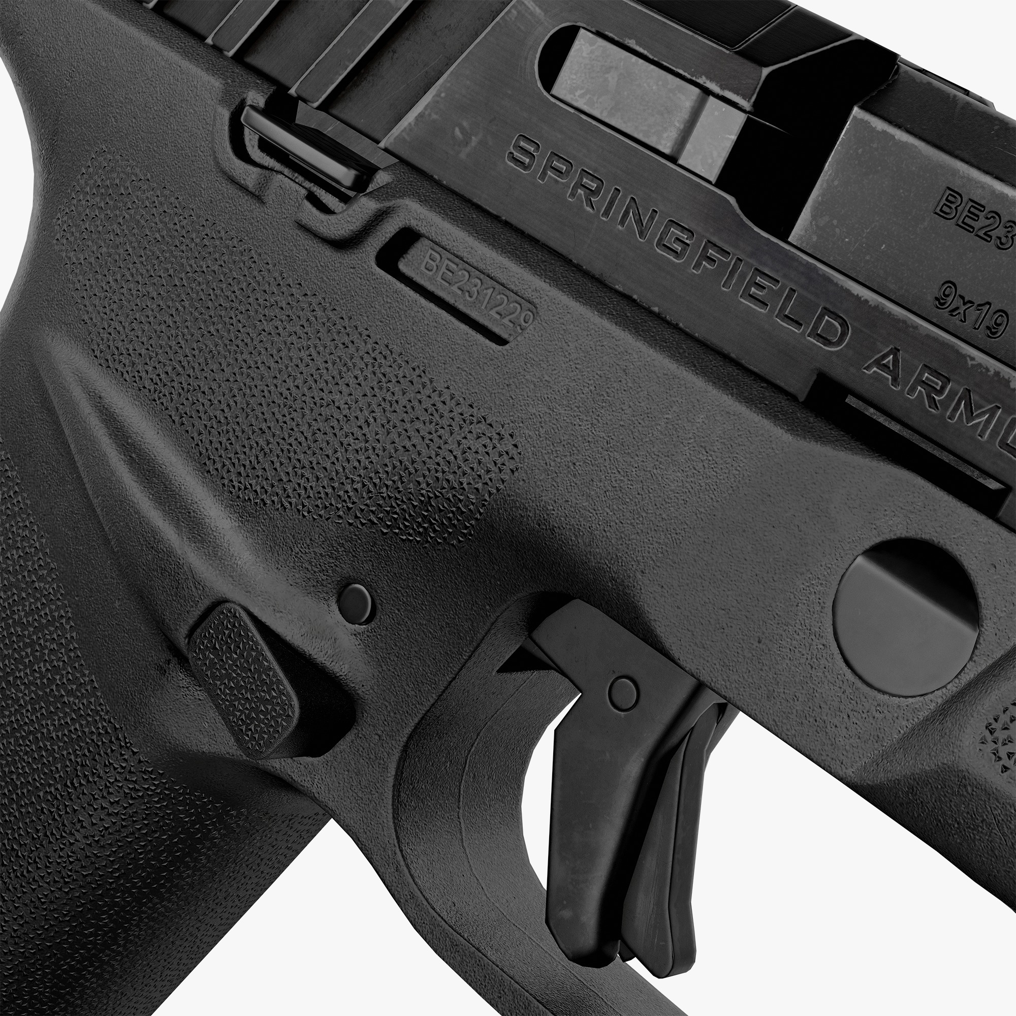 Springfield Echelon Low-poly 3D model_5