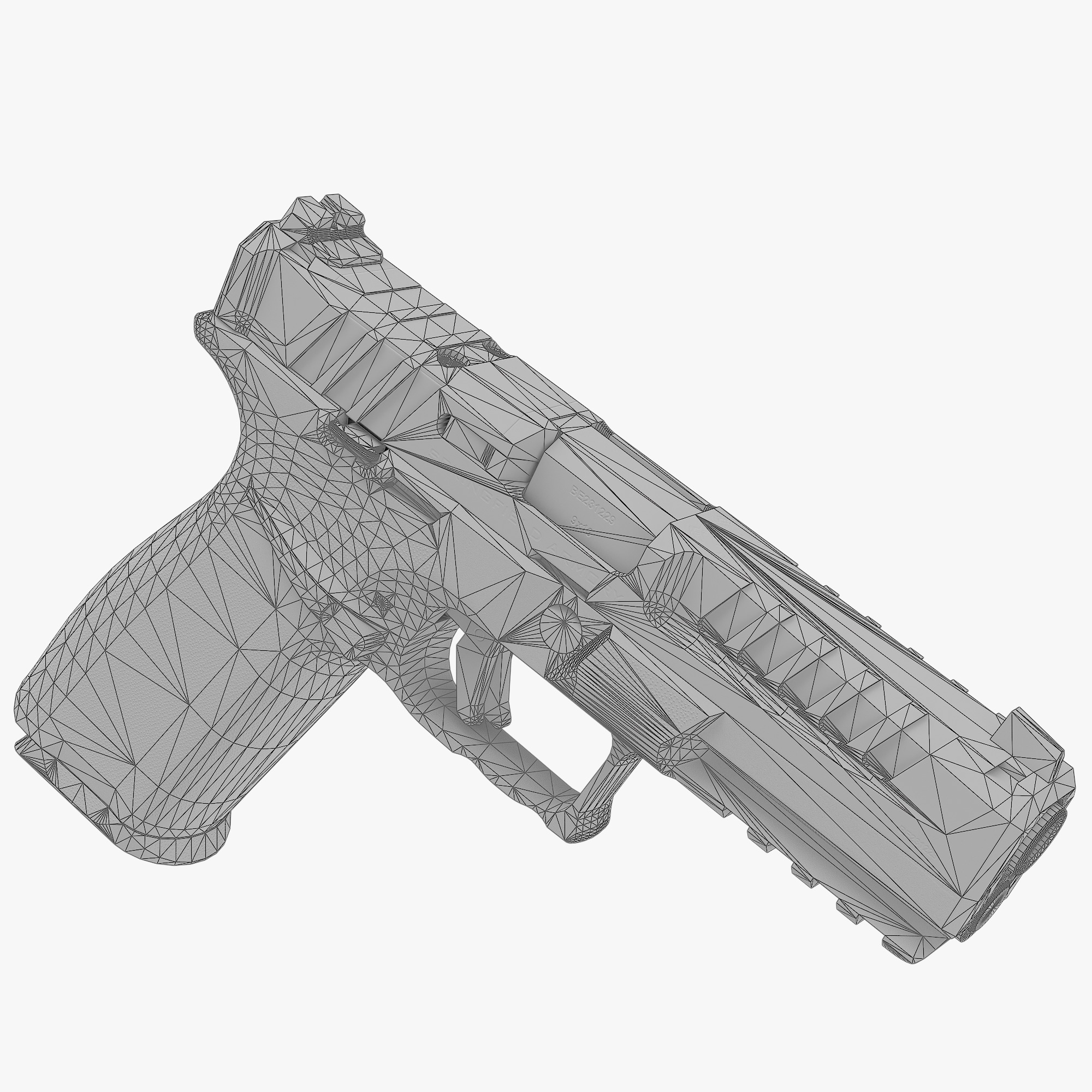 Springfield Echelon Low-poly 3D model_8