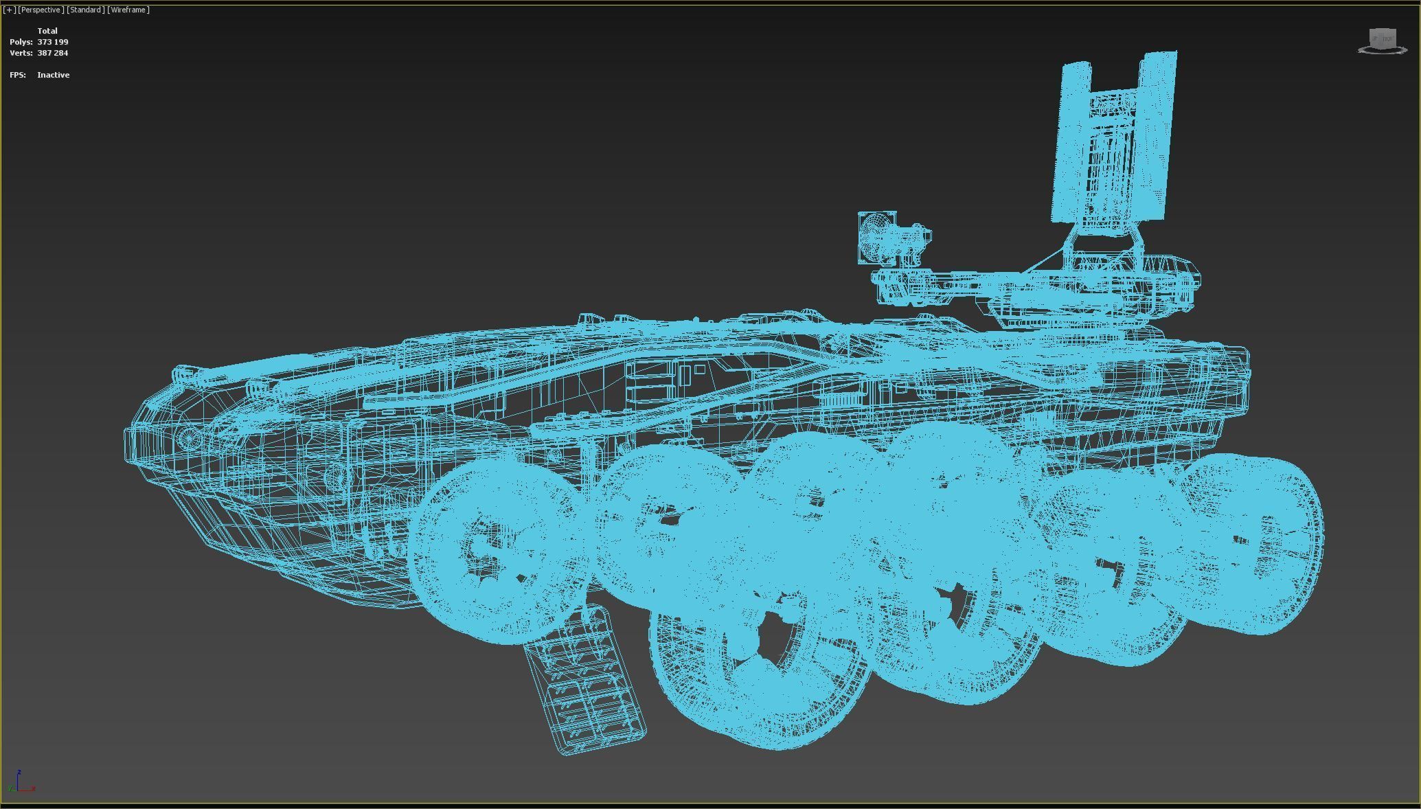 Sci-Fi Reconnaissance vehicle 3D model_21