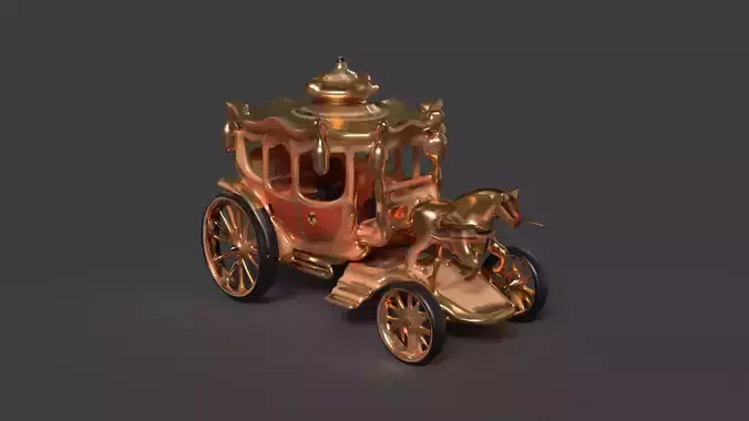 Chinese ancient carriage figure 