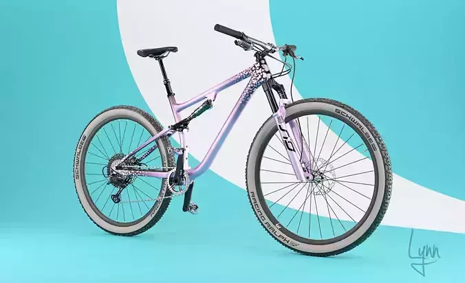 Bicyle Mountainbike High Detailed