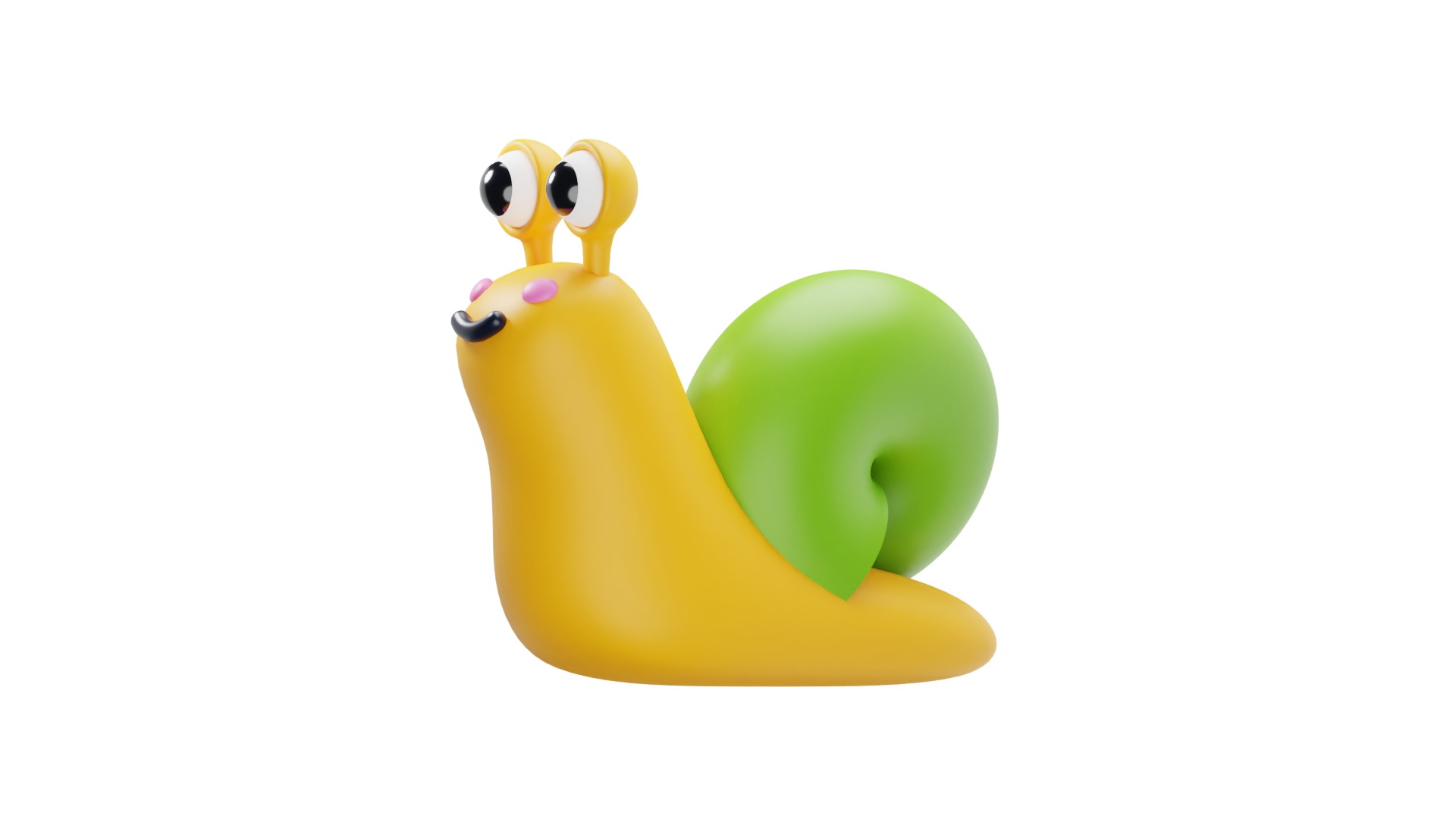 Snail 3D model_5