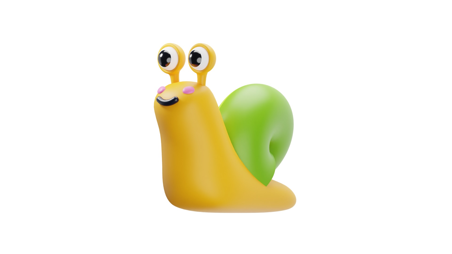 Snail 3D model_4