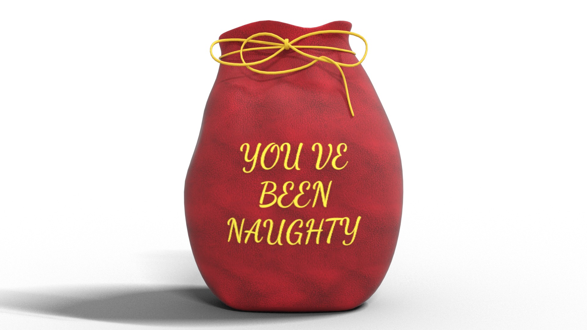 YOU Been Naughty Items For Christmas Low-poly 3D model_6