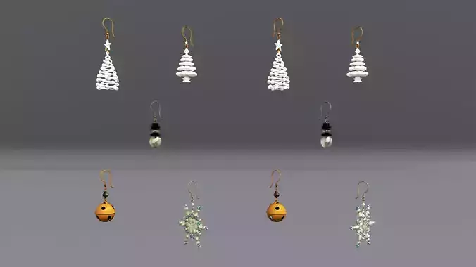 Earrings For Christmas