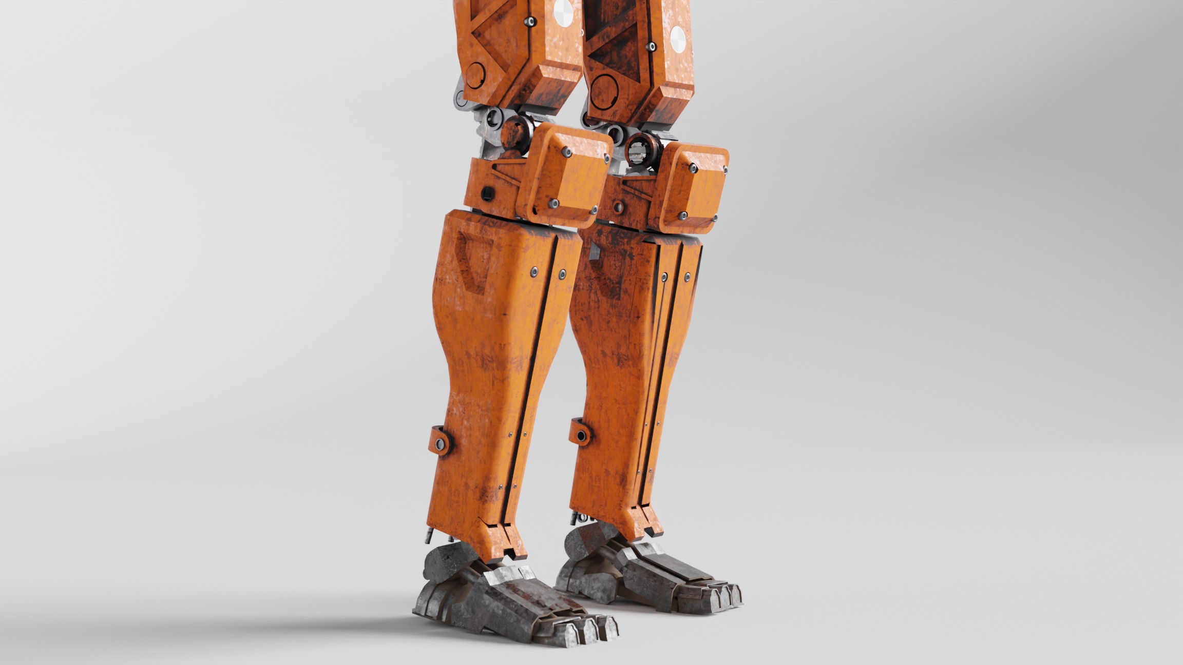 Chappie Prototype Variant Fully IK-RIGGED  3D model_9
