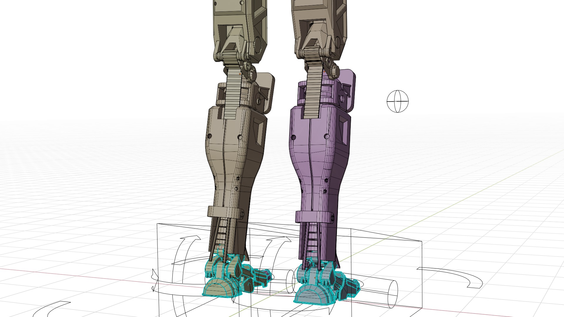Chappie Prototype Variant Fully IK-RIGGED  3D model_14