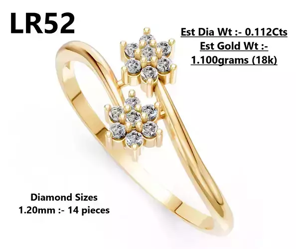 Lightweight Diamond Ring