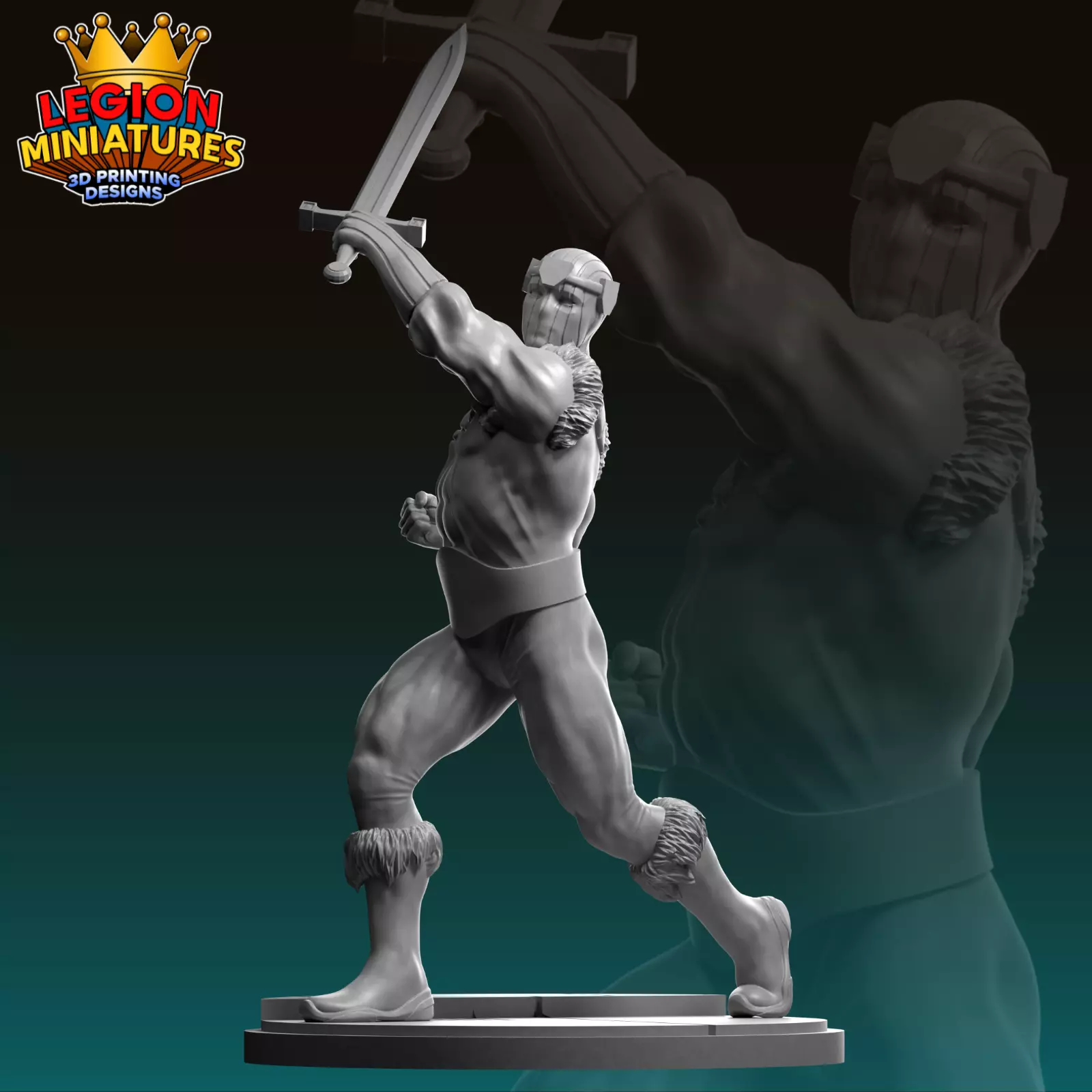 Marvel crisis protocol Zemo presupported included 3D print model_0