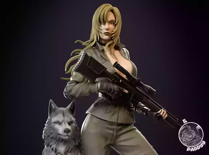 Sniper Wolf FanArt 3D print model