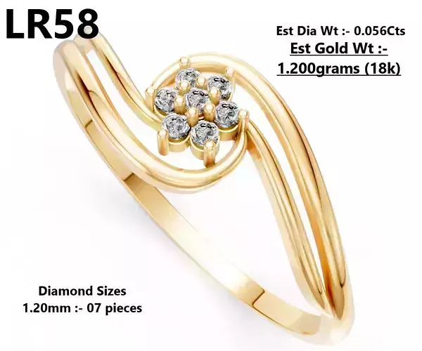 Lightweight Diamond Ring