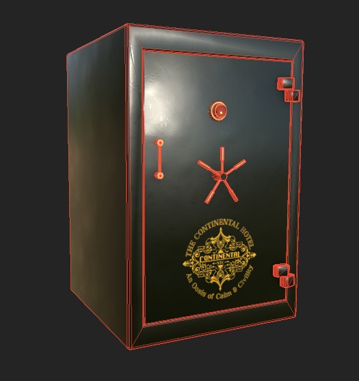 Safe John Wick 3D model_1