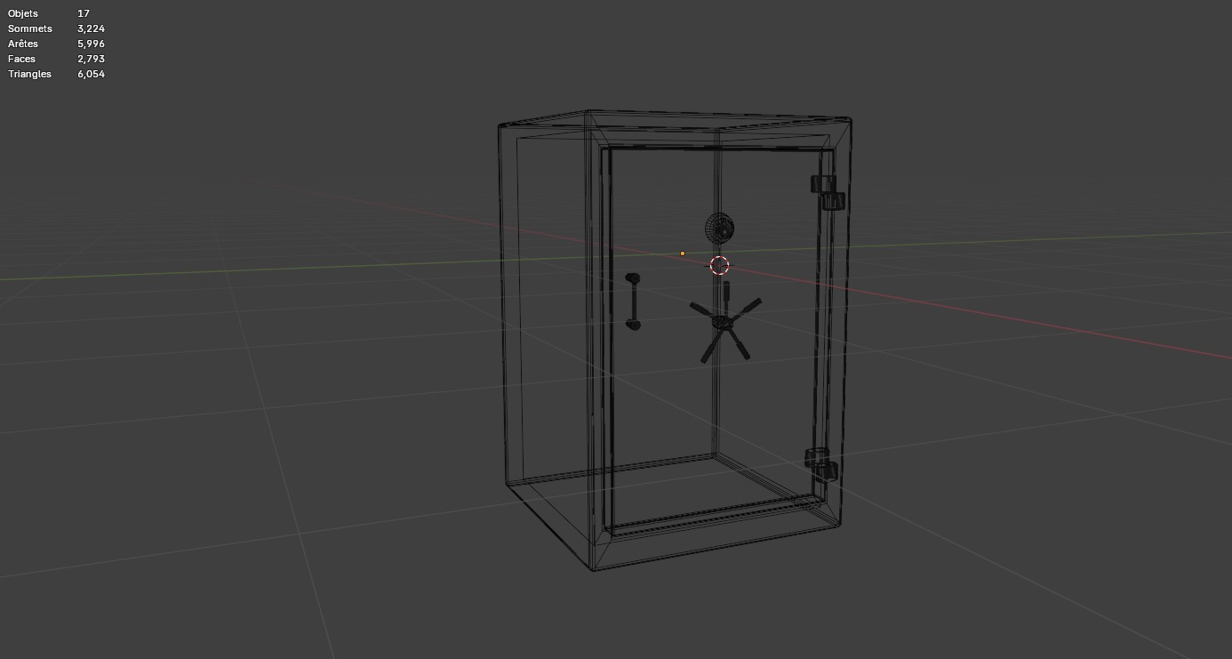 Safe John Wick 3D model_2