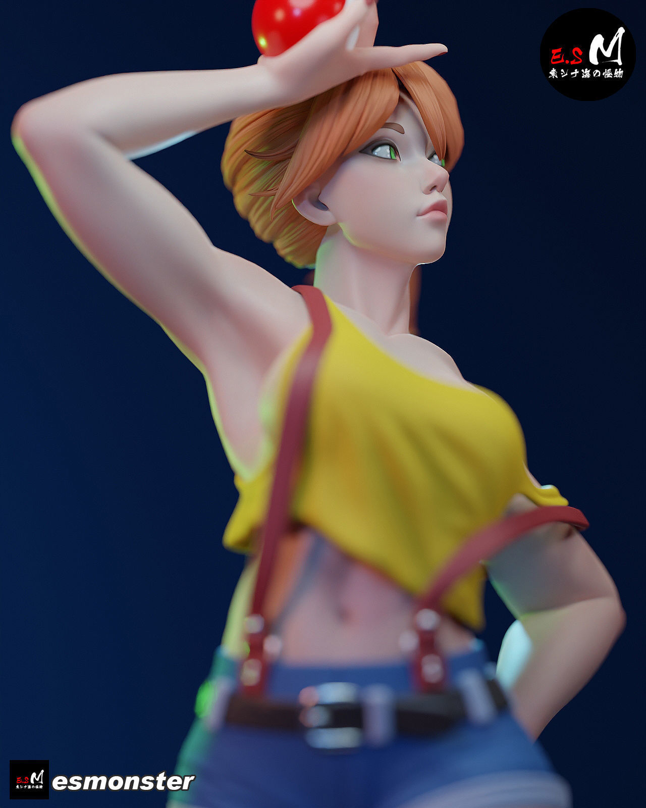 Misty pokemon trainer with NSFW CHARACTER BY ESM 3D print model_19