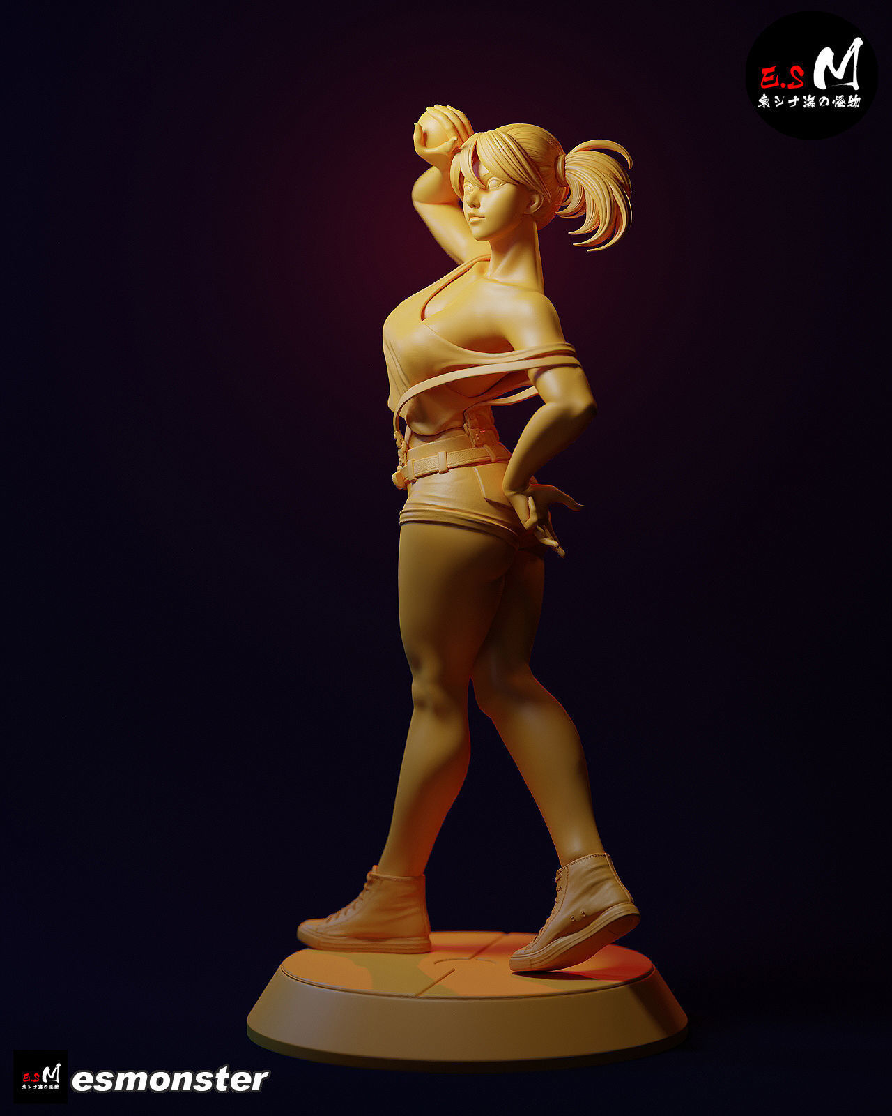 Misty pokemon trainer with NSFW CHARACTER BY ESM 3D print model_8