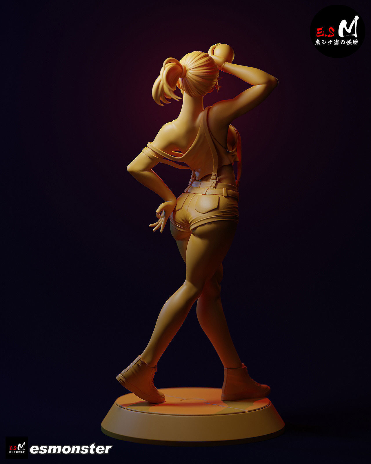 Misty pokemon trainer with NSFW CHARACTER BY ESM 3D print model_7