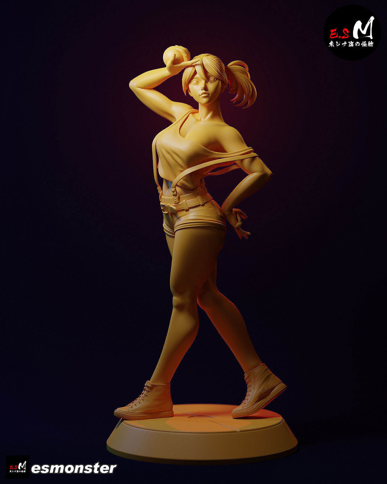 Misty pokemon trainer with NSFW CHARACTER BY ESM 3D print model_5