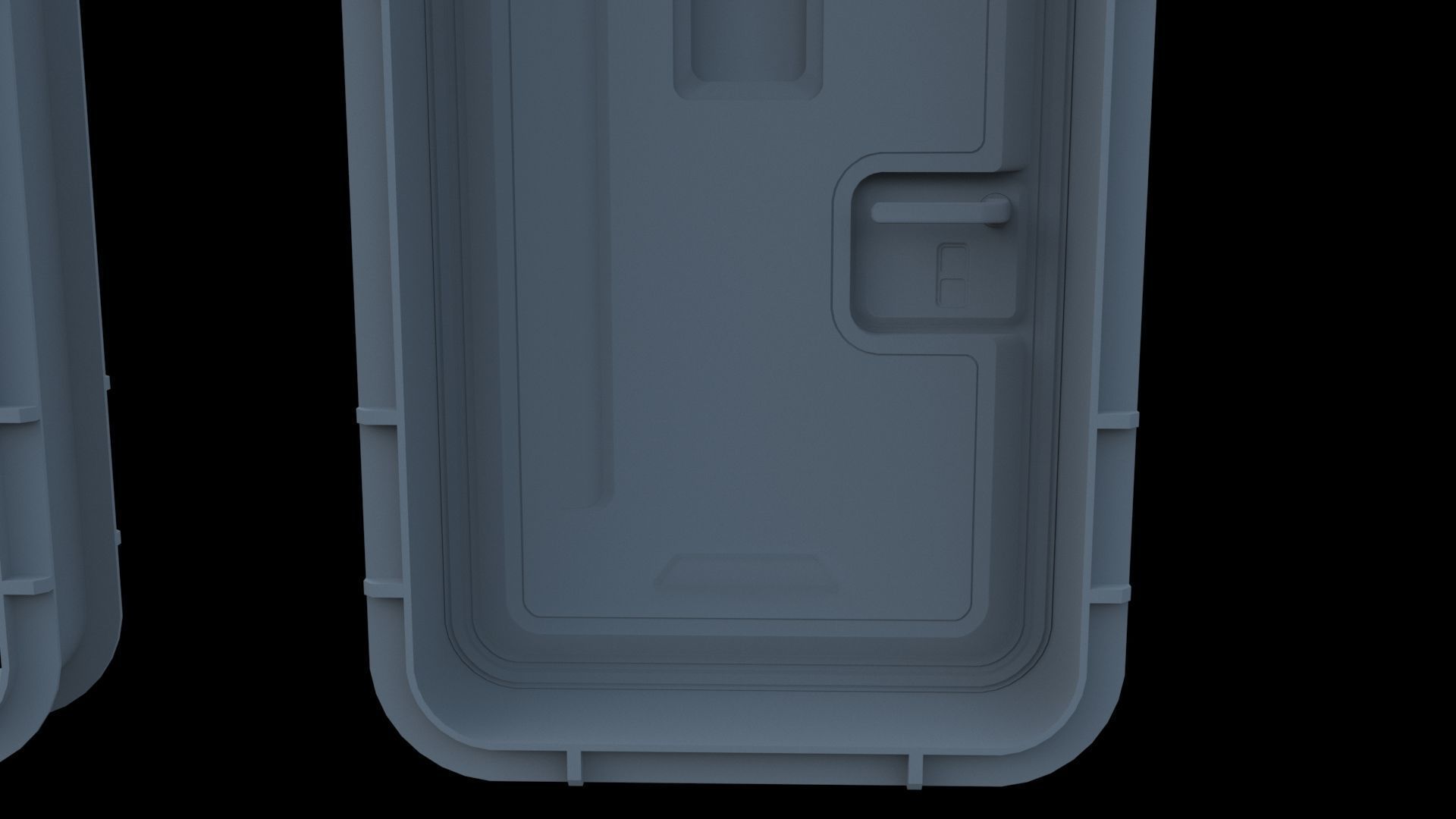 Sci-Fi Service door 3D model_10
