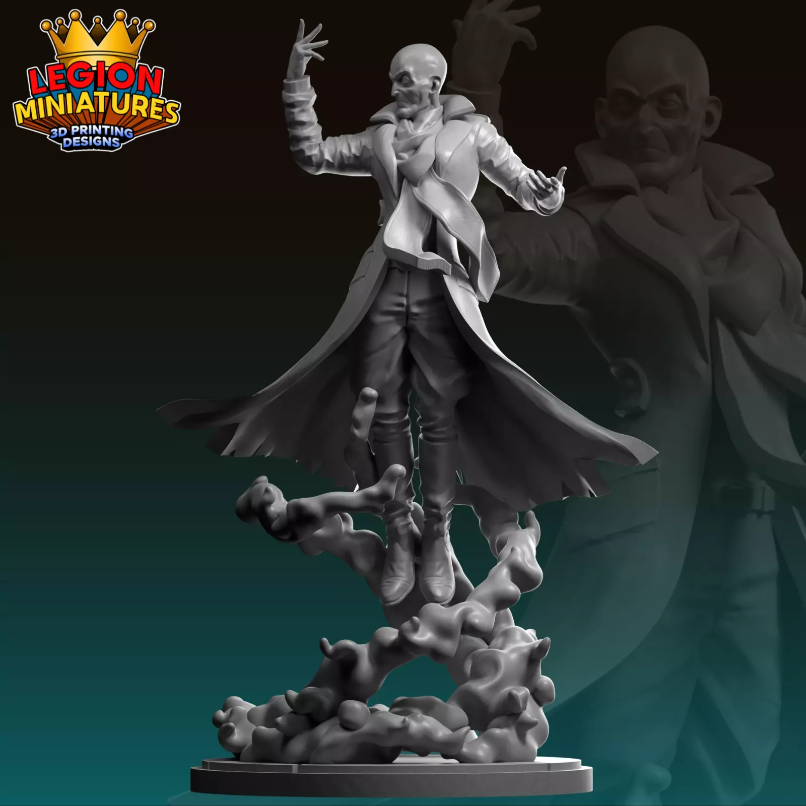 Marvel crisis protocol Cassandra Nova presupported included 3D print model