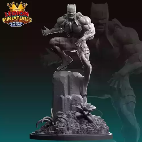 Marvel crisis protocol Ultimate Black Panther presupported 