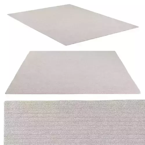 Custom Matra Wool Rug Light Gray