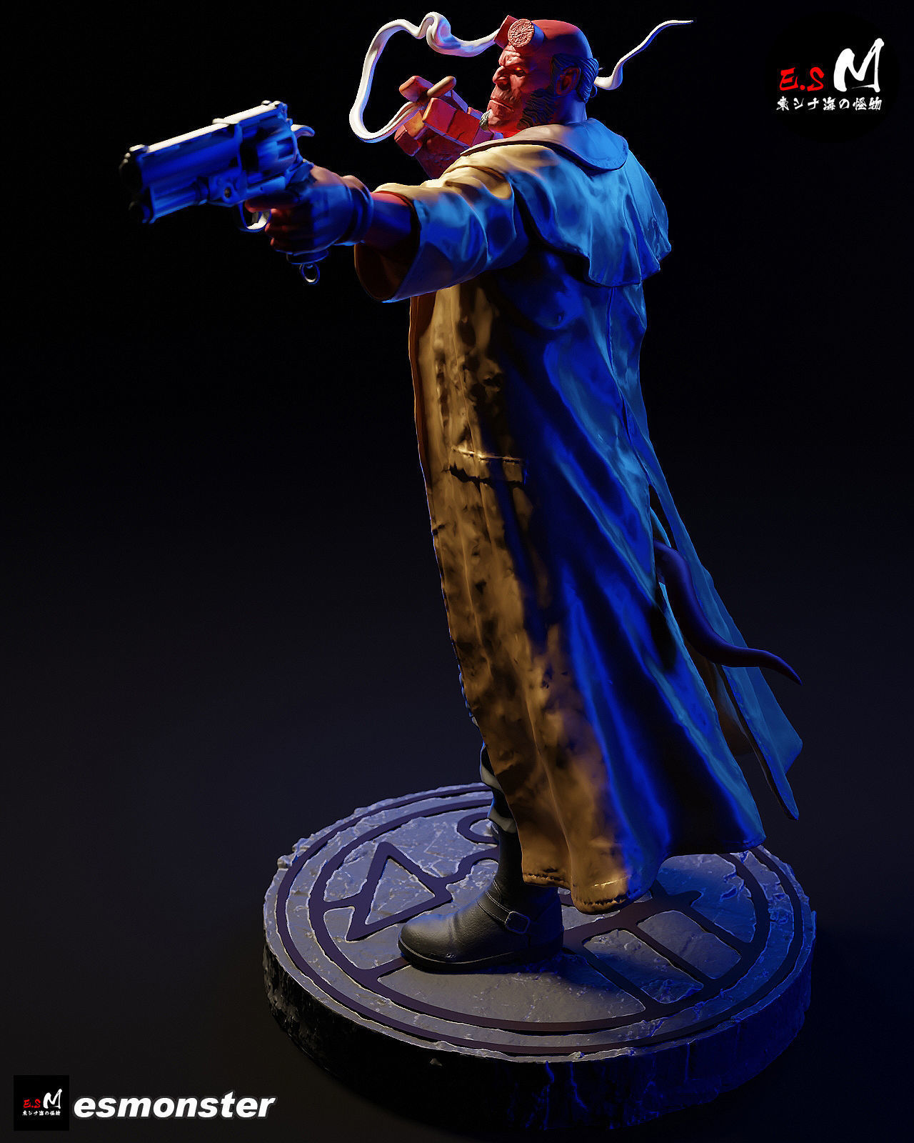 Hell boy CHARACTER BY ESM 3D print model_18