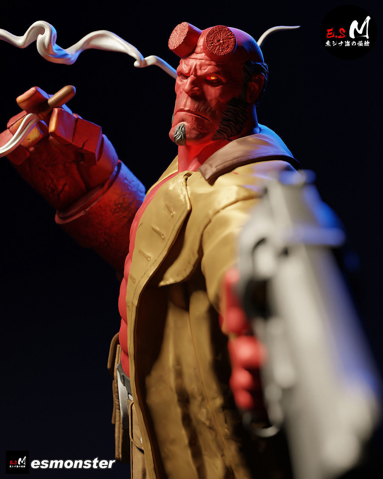 Hell boy CHARACTER BY ESM 3D print model_5