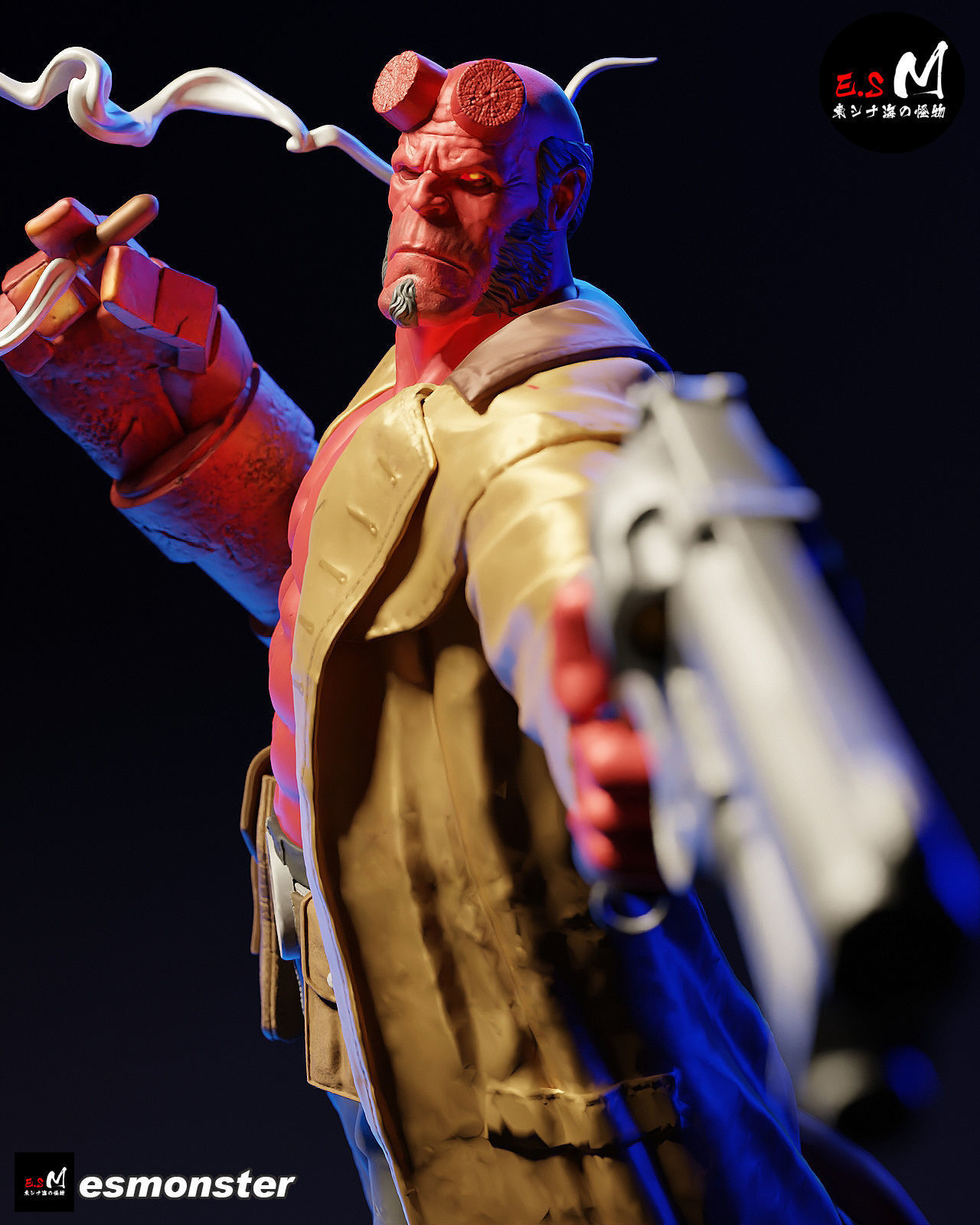Hell boy CHARACTER BY ESM 3D print model_21