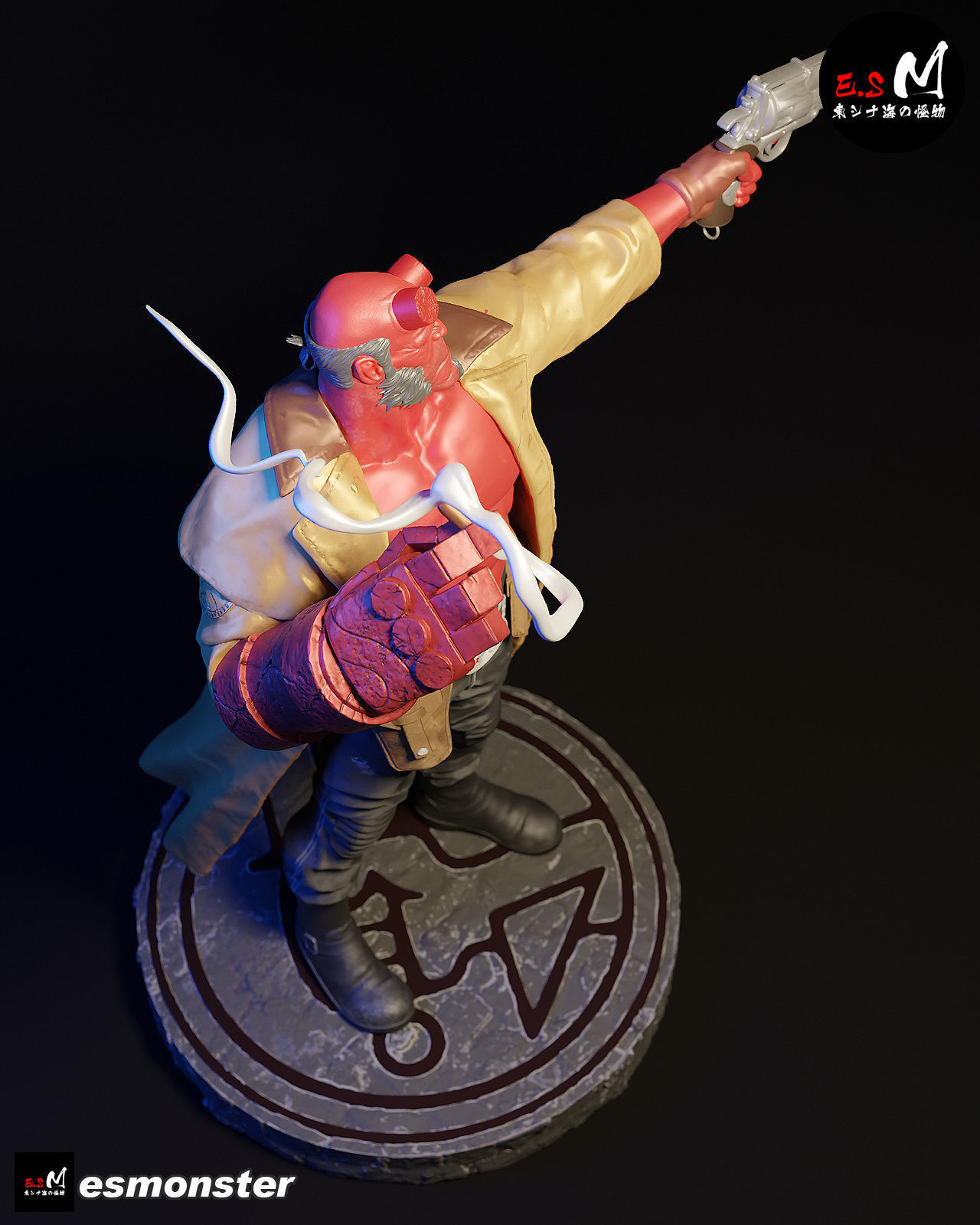 Hell boy CHARACTER BY ESM 3D print model_6