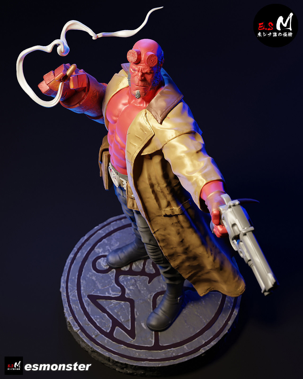Hell boy CHARACTER BY ESM 3D print model_19