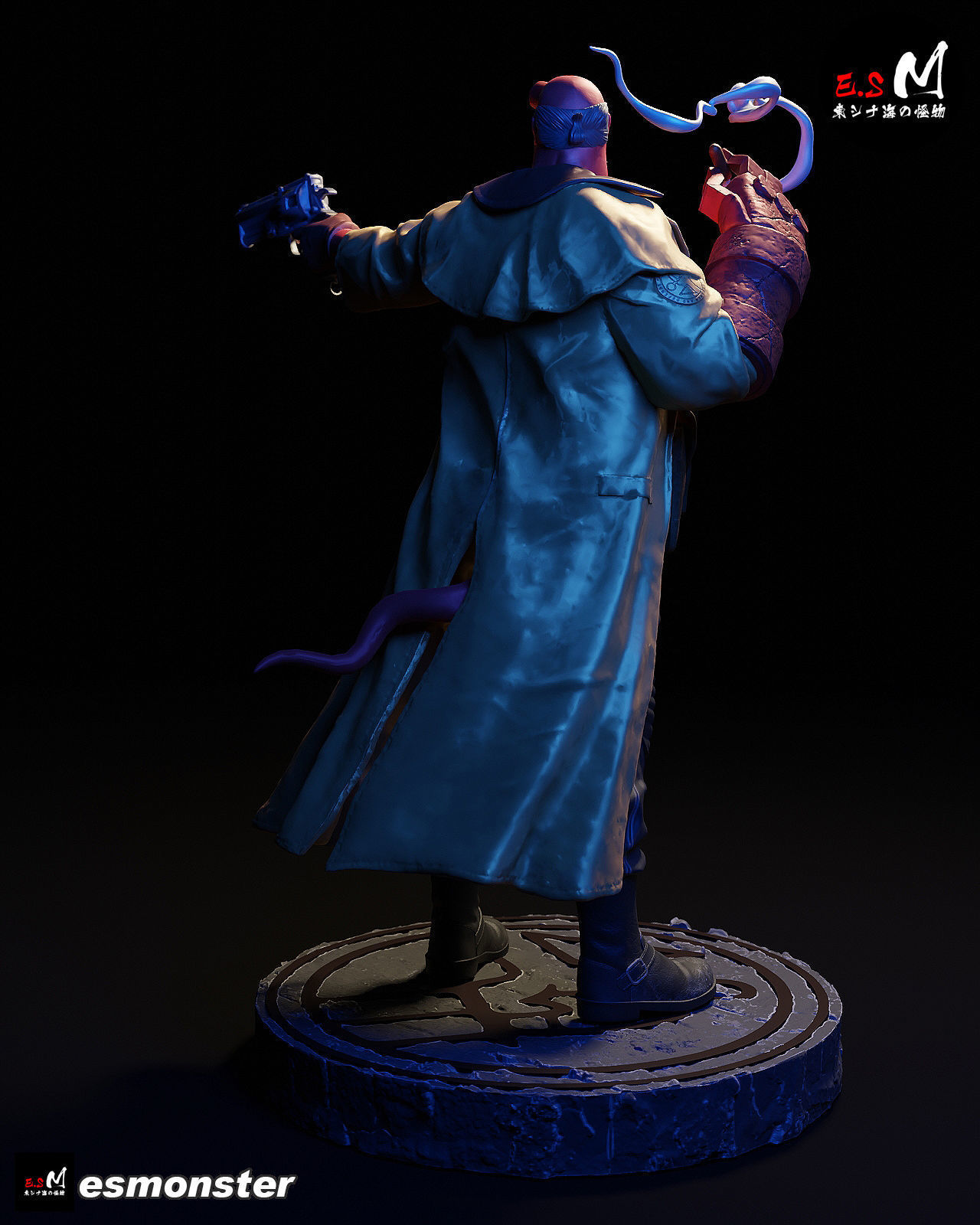 Hell boy CHARACTER BY ESM 3D print model_7