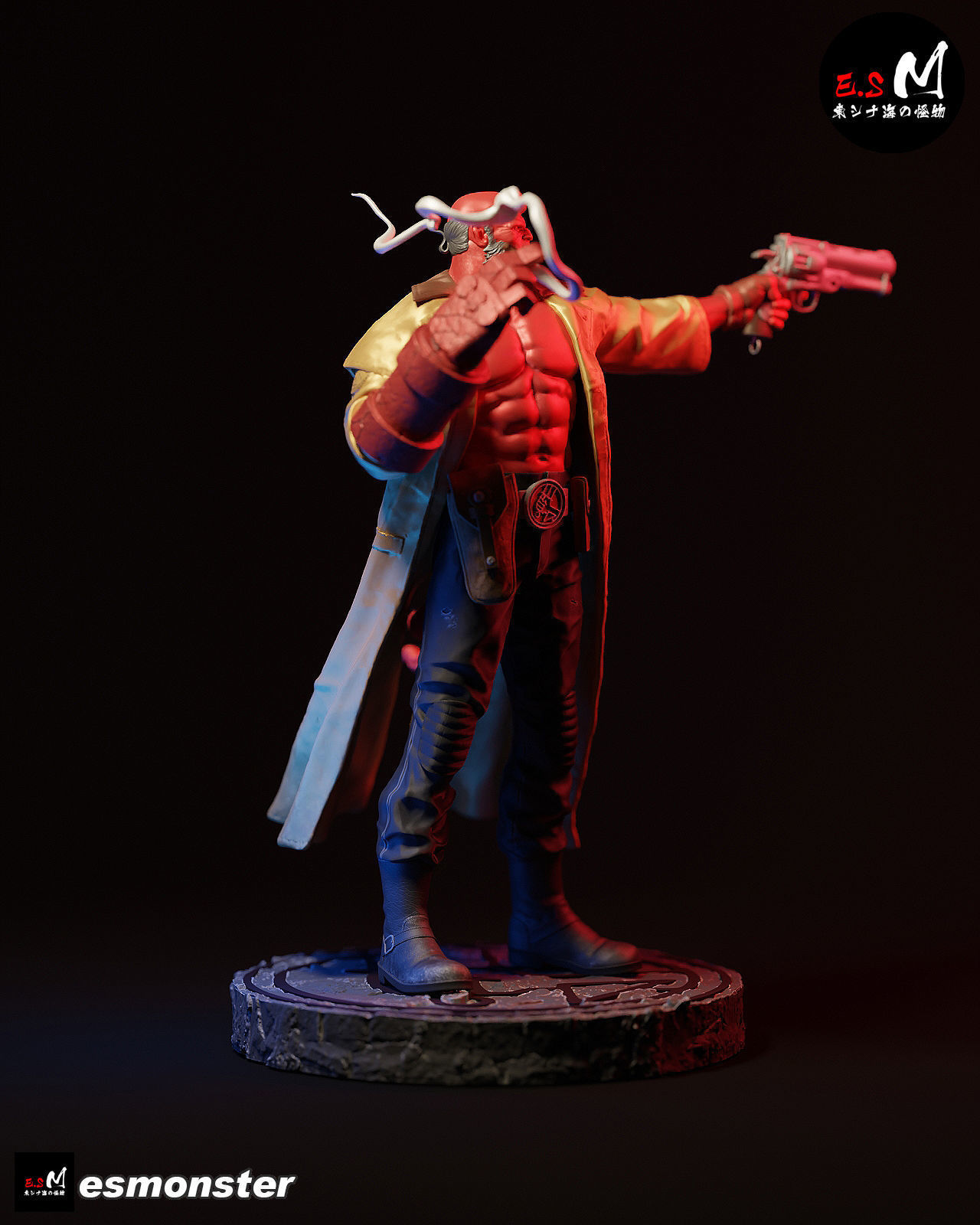 Hell boy CHARACTER BY ESM 3D print model_9