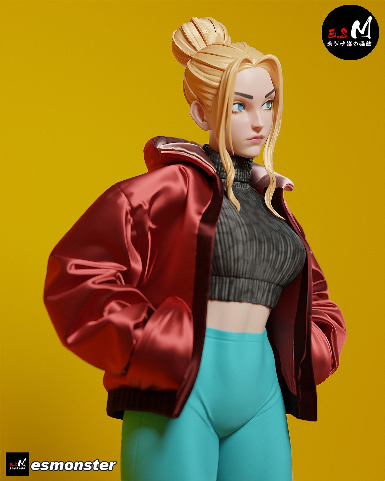 Monkey king CHARACTER BY ESM 3D print model_3