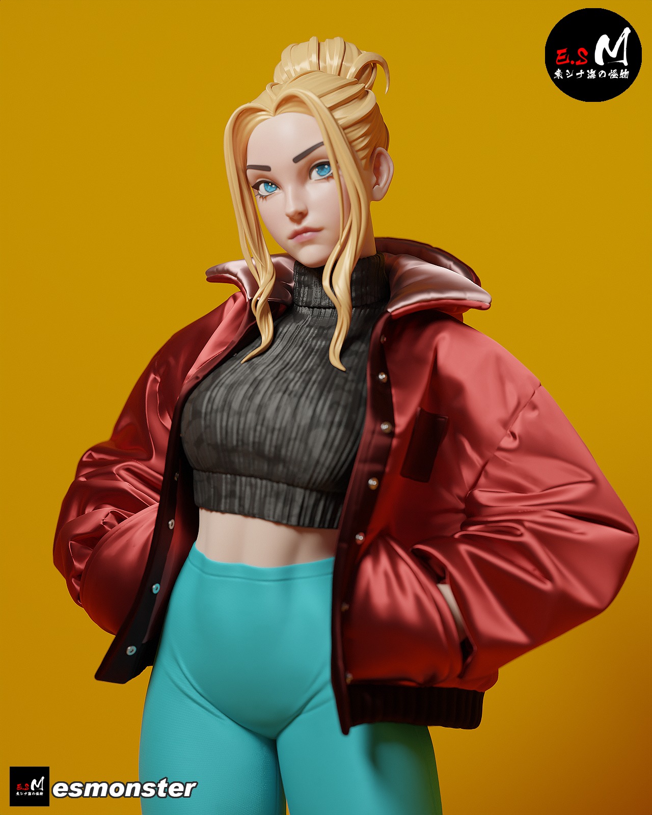 Monkey king CHARACTER BY ESM 3D print model_2