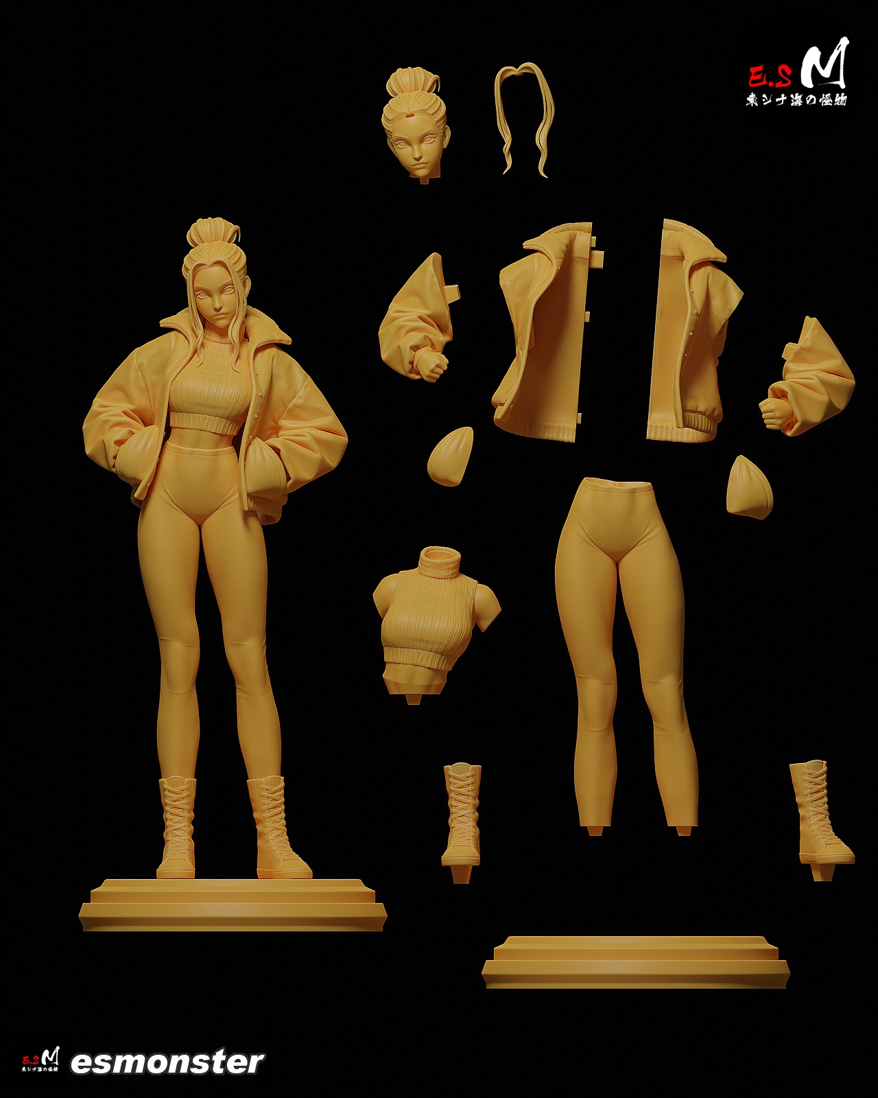 Monkey king CHARACTER BY ESM 3D print model_14