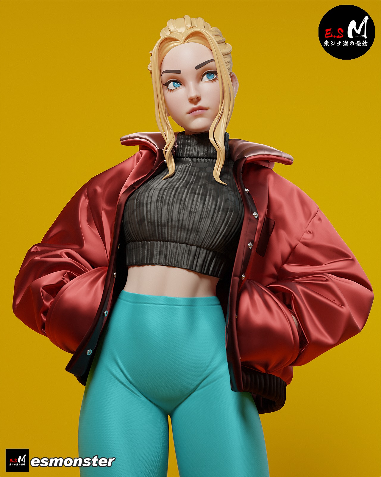 Monkey king CHARACTER BY ESM 3D print model_4