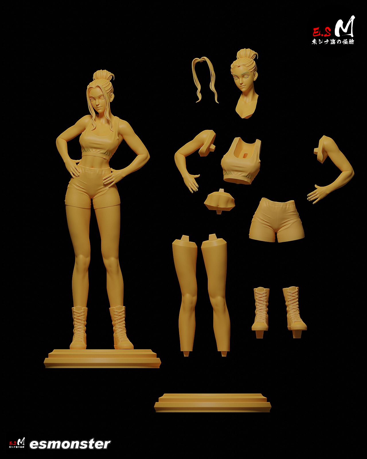 Monkey king CHARACTER BY ESM 3D print model_15