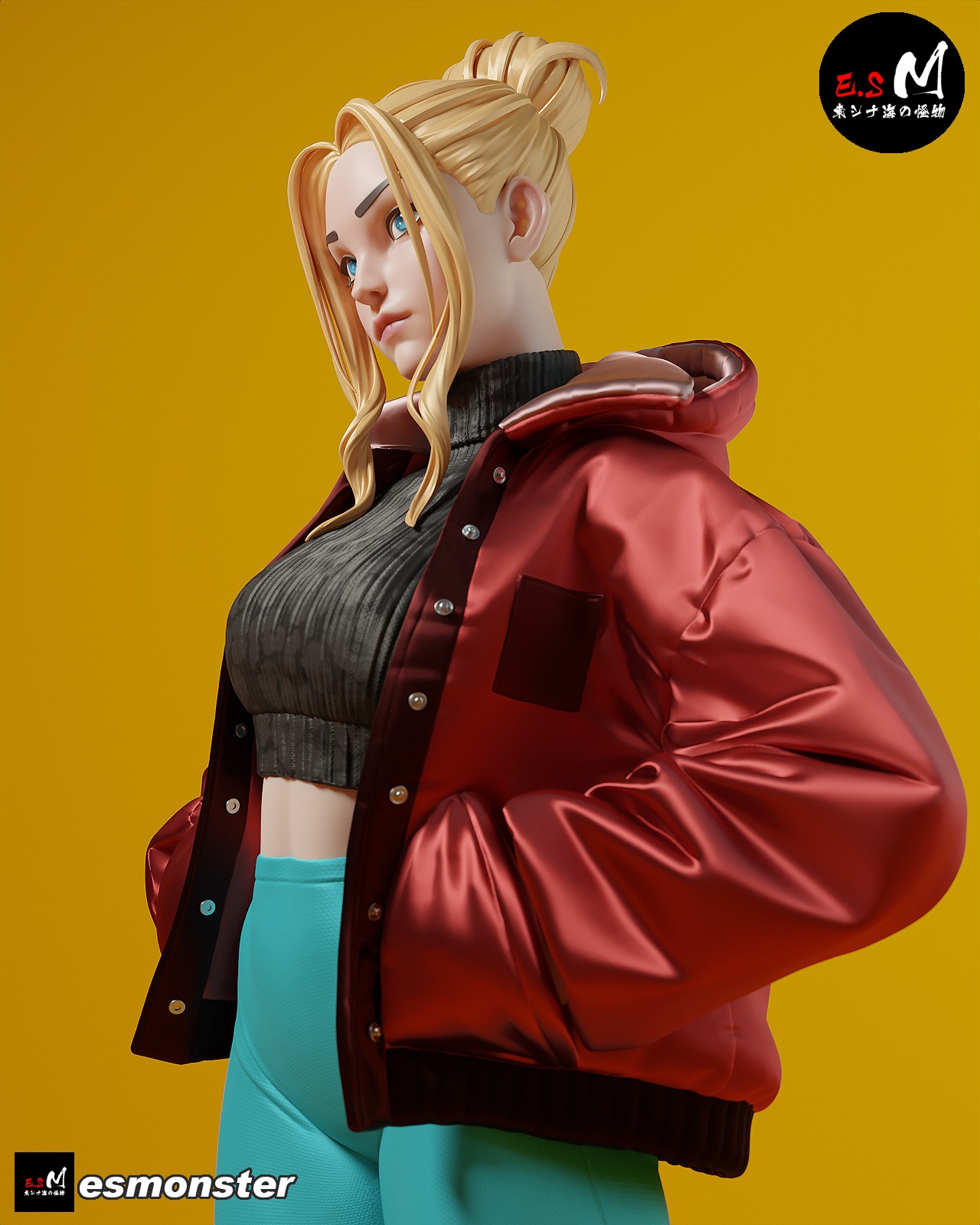 Monkey king CHARACTER BY ESM 3D print model_5