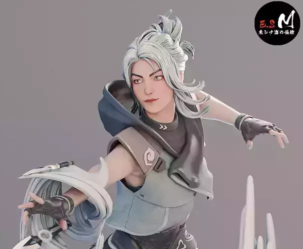 JETT VALORANT CHARACTER BY ESM