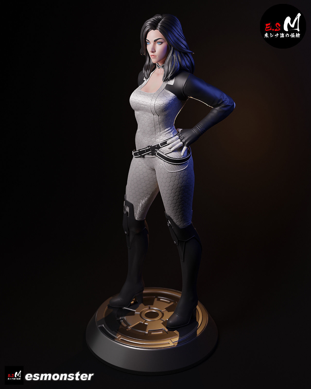 Miranda Lawson with NSFW CHARACTER BY ESM 3D print model_15