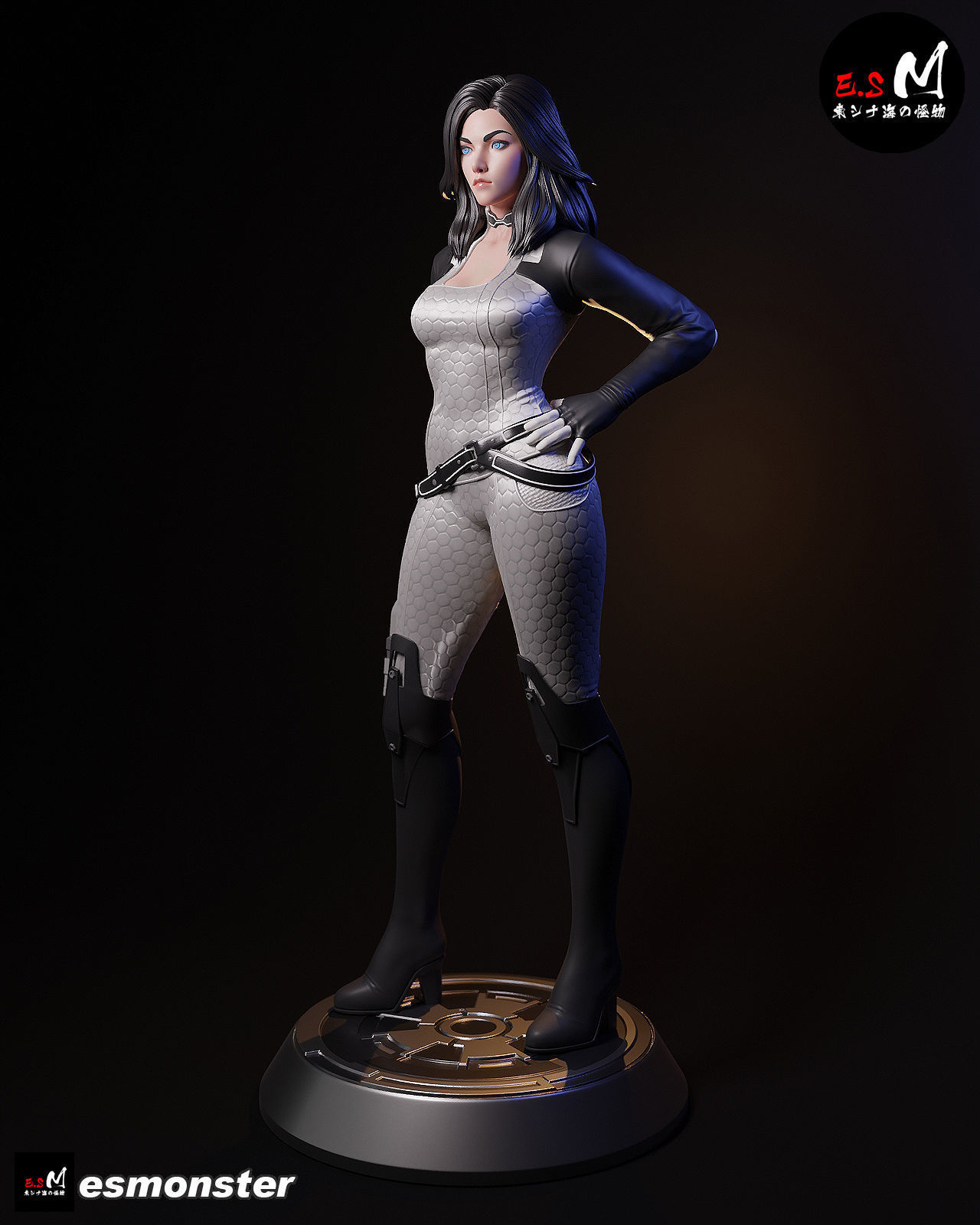 Miranda Lawson with NSFW CHARACTER BY ESM 3D print model_18