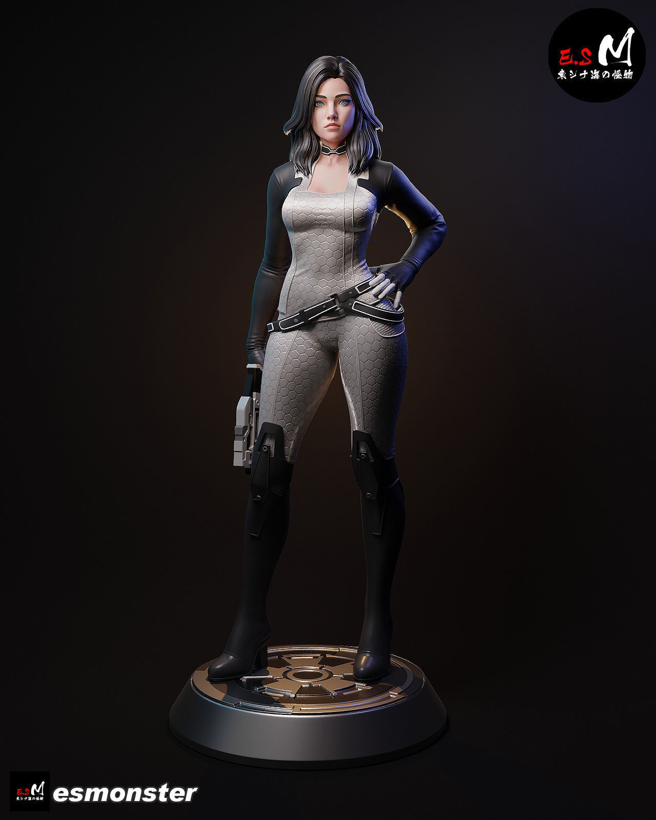 Miranda Lawson with NSFW CHARACTER BY ESM 3D print model_22