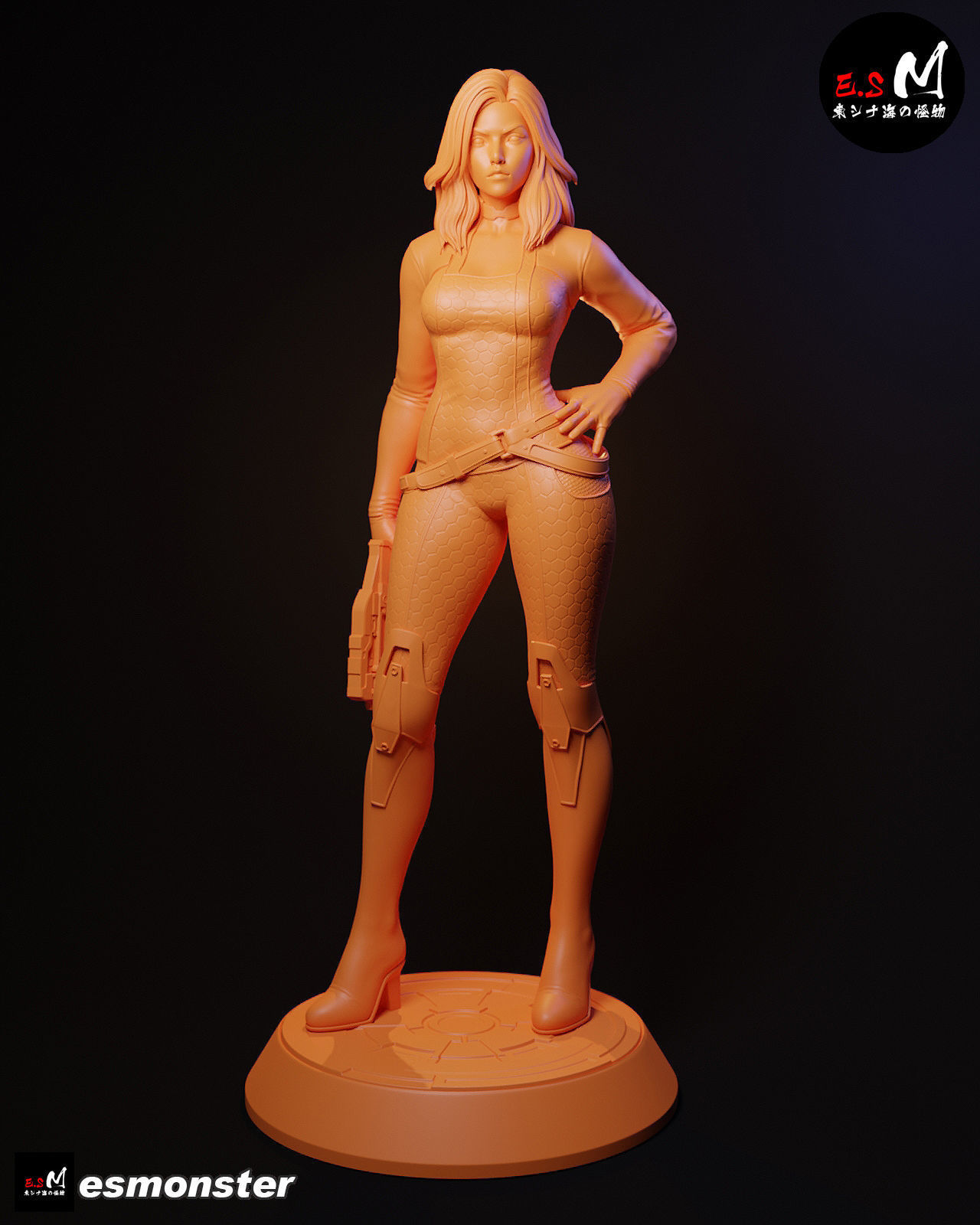 Miranda Lawson with NSFW CHARACTER BY ESM 3D print model_24