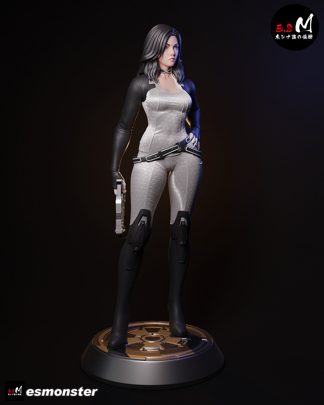 Miranda Lawson with NSFW CHARACTER BY ESM 3D print model_3
